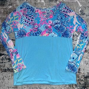 Lilly Pulitzer athletic long sleeve top